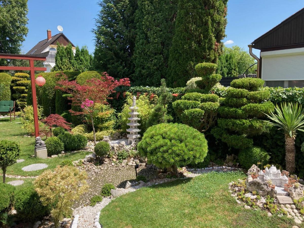Nyaraló Japánkerttel - Apartment with Japanese Garden Balatonmáriafürdő Esterno foto
